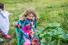 Load image into Gallery viewer, Car Seat Poncho - Car Crash Tested and CPSC Compliant - Florals & Mermaids