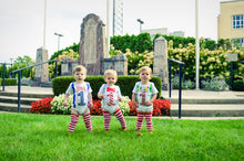 Load image into Gallery viewer, 1st B-Day Boy Outfit - Baseball Patriotic