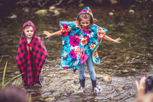 Load image into Gallery viewer, Car Seat Poncho - Car Crash Tested and CPSC Compliant - Florals & Mermaids