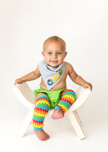 Load image into Gallery viewer, 1st B-Day Boy Outfit- Colorful Monsters