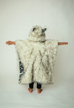 Load image into Gallery viewer, Car Seat Poncho Faux Fur and Flowers with Pocket
