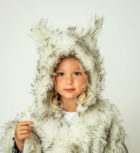 Load image into Gallery viewer, Car Seat Poncho Faux Fur and Flowers with Pocket