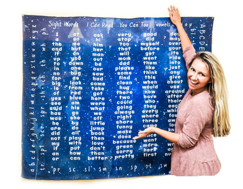 Sight Words Classroom List Tapestry Educational Activity for Early Readers