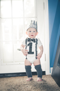 1st B-Day Boy Outfit - Classy Little Prince