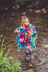 Car Seat Poncho - Car Crash Tested and CPSC Compliant - Florals & Mermaids