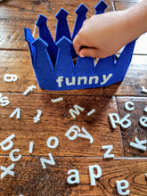 Load image into Gallery viewer, Letter Crown for Kids with Full Alphabet Assortment