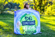 Load image into Gallery viewer, Do Something Green for Earth Motivational Tapestry Wall Hanging