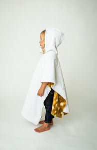 Car Seat Poncho Fawn with Ears Reversible WITH Pocket