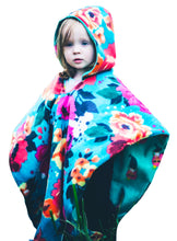 Load image into Gallery viewer, Car Seat Poncho - Car Crash Tested and CPSC Compliant - Florals &amp; Mermaids